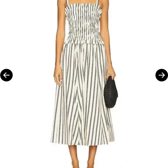 Ralph Lauren Black and White Striped Dress - Picture 9 of 12